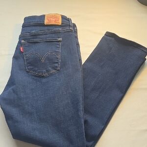 Levi's Women's Dark Blue Straight Leg Jeans